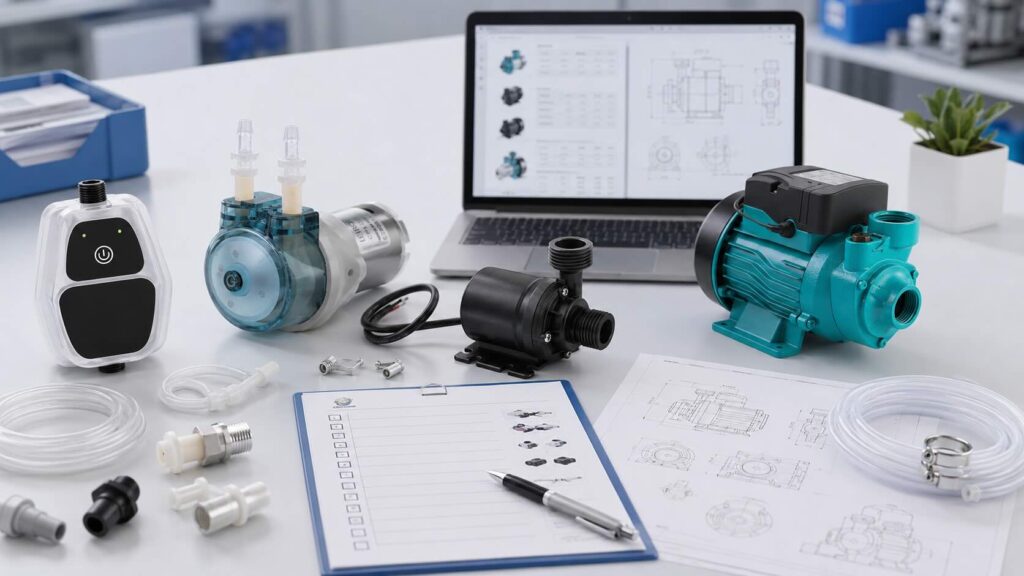 Clear pump inquiry preparation for China suppliers and overseas buyers