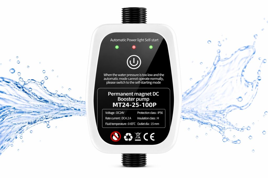 24V DC home booster pump for compact water pressure applications